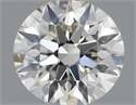 Natural Diamond 0.50 Carats, Round with Excellent Cut, J Color, VS2 Clarity and Certified by IGI