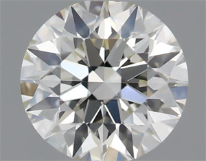 Picture of Natural Diamond 0.50 Carats, Round with Excellent Cut, J Color, VS2 Clarity and Certified by IGI