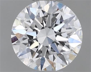 Picture of Natural Diamond 0.40 Carats, Round with Excellent Cut, D Color, VS1 Clarity and Certified by GIA