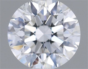 Picture of Natural Diamond 0.40 Carats, Round with Excellent Cut, D Color, VS2 Clarity and Certified by GIA