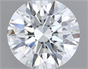 Natural Diamond 0.41 Carats, Round with Excellent Cut, E Color, VS2 Clarity and Certified by GIA