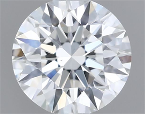 Picture of Natural Diamond 0.41 Carats, Round with Excellent Cut, E Color, VS2 Clarity and Certified by GIA