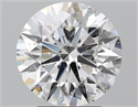 Natural Diamond 3.55 Carats, Round with Excellent Cut, I Color, SI2 Clarity and Certified by GIA