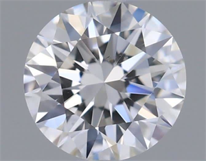 Picture of Natural Diamond 0.40 Carats, Round with Excellent Cut, E Color, VS2 Clarity and Certified by GIA