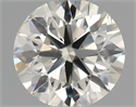 Natural Diamond 0.40 Carats, Round with Excellent Cut, H Color, SI1 Clarity and Certified by IGI