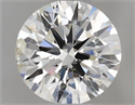 Natural Diamond 0.50 Carats, Round with Excellent Cut, H Color, SI2 Clarity and Certified by IGI