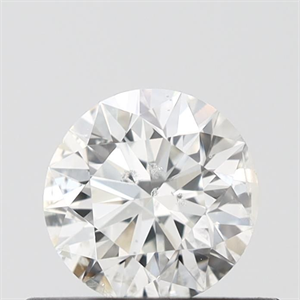 Picture of Natural Diamond 0.50 Carats, Round with Excellent Cut, H Color, I1 Clarity and Certified by GIA