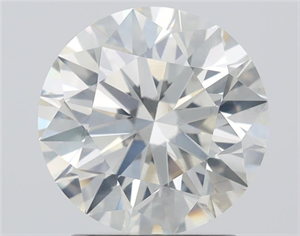 Picture of Natural Diamond 2.05 Carats, Round with Excellent Cut, K Color, SI1 Clarity and Certified by GIA