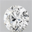 Natural Diamond 5.02 Carats, Round with Excellent Cut, G Color, SI2 Clarity and Certified by IGI