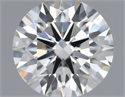 Natural Diamond 0.40 Carats, Round with Excellent Cut, I Color, VVS2 Clarity and Certified by IGI