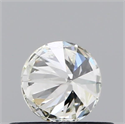 Natural Diamond 0.40 Carats, Round with Excellent Cut, J Color, VS2 Clarity and Certified by IGI