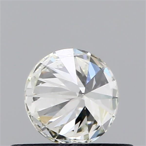 Picture of Natural Diamond 0.40 Carats, Round with Excellent Cut, J Color, VS2 Clarity and Certified by IGI