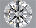 Natural Diamond 0.40 Carats, Round with Excellent Cut, H Color, SI1 Clarity and Certified by IGI