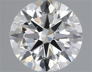 Picture of Natural Diamond 0.40 Carats, Round with Excellent Cut, H Color, SI1 Clarity and Certified by IGI