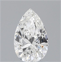 Natural Diamond 1.00 Carats, Pear with  Cut, G Color, VS2 Clarity and Certified by GIA