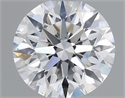 Natural Diamond 0.40 Carats, Round with Excellent Cut, D Color, SI1 Clarity and Certified by GIA