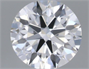 Natural Diamond 0.40 Carats, Round with Excellent Cut, H Color, VVS1 Clarity and Certified by GIA