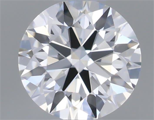 Picture of Natural Diamond 0.40 Carats, Round with Excellent Cut, H Color, VVS1 Clarity and Certified by GIA