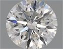 Natural Diamond 0.60 Carats, Round with Excellent Cut, J Color, I1 Clarity and Certified by GIA