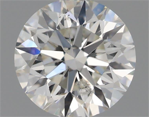 Picture of Natural Diamond 0.60 Carats, Round with Excellent Cut, J Color, I1 Clarity and Certified by GIA