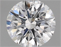 Natural Diamond 0.40 Carats, Round with Excellent Cut, E Color, VVS2 Clarity and Certified by GIA