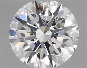 Picture of Natural Diamond 0.40 Carats, Round with Excellent Cut, E Color, VVS2 Clarity and Certified by GIA