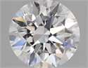 Natural Diamond 0.40 Carats, Round with Very Good Cut, D Color, VS2 Clarity and Certified by GIA