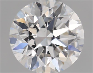 Picture of Natural Diamond 0.40 Carats, Round with Very Good Cut, D Color, VS2 Clarity and Certified by GIA