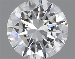 Picture of Natural Diamond 0.40 Carats, Round with Very Good Cut, G Color, VVS2 Clarity and Certified by GIA