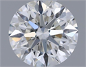 Natural Diamond 0.40 Carats, Round with Excellent Cut, H Color, VS2 Clarity and Certified by GIA