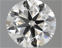 Natural Diamond 0.40 Carats, Round with Very Good Cut, H Color, VS1 Clarity and Certified by IGI