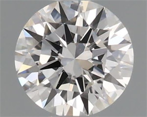 Picture of Natural Diamond 0.40 Carats, Round with Excellent Cut, F Color, VS1 Clarity and Certified by GIA