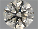 Natural Diamond 0.64 Carats, Round with Excellent Cut, K Color, SI1 Clarity and Certified by GIA