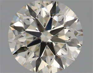 Picture of Natural Diamond 0.64 Carats, Round with Excellent Cut, K Color, SI1 Clarity and Certified by GIA