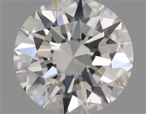 Picture of Natural Diamond 0.45 Carats, Round with Excellent Cut, I Color, VS1 Clarity and Certified by GIA