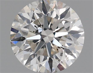 Picture of Natural Diamond 0.70 Carats, Round with Very Good Cut, I Color, I1 Clarity and Certified by GIA