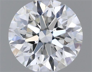 Picture of Natural Diamond 0.45 Carats, Round with Excellent Cut, H Color, VS1 Clarity and Certified by GIA