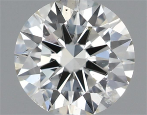 Picture of Natural Diamond 0.40 Carats, Round with Excellent Cut, I Color, SI1 Clarity and Certified by IGI