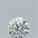 Natural Diamond 0.40 Carats, Round with Very Good Cut, D Color, SI1 Clarity and Certified by GIA