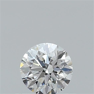 Picture of Natural Diamond 0.40 Carats, Round with Very Good Cut, D Color, SI1 Clarity and Certified by GIA