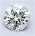 Natural Diamond 2.01 Carats, Round with Excellent Cut, J Color, VVS1 Clarity and Certified by GIA