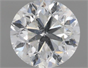 Natural Diamond 0.70 Carats, Round with Good Cut, H Color, I1 Clarity and Certified by GIA