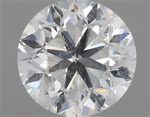 Picture of Natural Diamond 0.70 Carats, Round with Good Cut, H Color, I1 Clarity and Certified by GIA