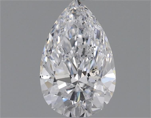 Picture of Natural Diamond 0.70 Carats, Pear with  Cut, D Color, SI2 Clarity and Certified by GIA