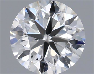 Picture of Natural Diamond 0.40 Carats, Round with Very Good Cut, H Color, VS1 Clarity and Certified by GIA