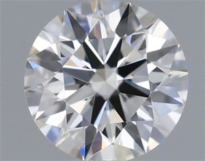 Picture of Natural Diamond 0.48 Carats, Round with Excellent Cut, I Color, VVS1 Clarity and Certified by GIA