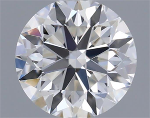 Picture of Natural Diamond 0.40 Carats, Round with Very Good Cut, G Color, IF Clarity and Certified by GIA