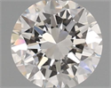 Natural Diamond 0.40 Carats, Round with Very Good Cut, I Color, IF Clarity and Certified by GIA