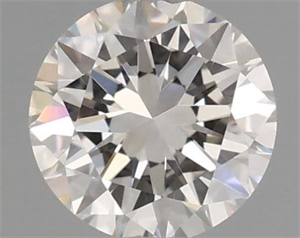 Picture of Natural Diamond 0.40 Carats, Round with Very Good Cut, I Color, IF Clarity and Certified by GIA