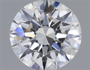 Picture of Natural Diamond 0.42 Carats, Round with Excellent Cut, G Color, VVS2 Clarity and Certified by GIA